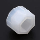 Hexagon Flowerpot Silicone Mould Storage Box DIY Crafts Mold