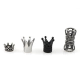 Crown Stainless Steel Beads Charms for DIY Bracelet Jewelry Making