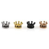 Crown Stainless Steel Beads Charms for DIY Bracelet Jewelry Making