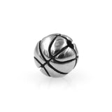 Stainless Steel Basketball Beads Sport Ball Charms DIY Jewelry