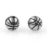 Stainless Steel Basketball Beads Sport Ball Charms DIY Jewelry