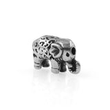 Stainless Steel Elephant Spacer Charms Beads for Jewelry Making