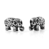 Stainless Steel Elephant Spacer Charms Beads for Jewelry Making