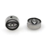 Stainless Steel Bead Eye Metal Spacer Charms Beads for Jewelry Making