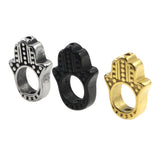 Stainless Steel Buddha Hand Charm Beads for DIY Jewelry Making