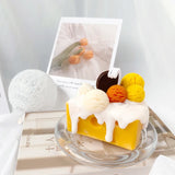 Ice Cream Puff Pudding Butterscotch Silicone Mold DIY Candle Soap Making Tools