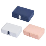 Small Jewelry Box 6 Hook Bracelets Necklace Portable Ornaments Gift