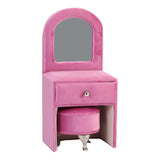 Small Jewelry Box Portable Container Dolls Furniture for Women Girls Gift