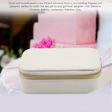 Small Jewelry Box,Portable Travel Jewelry Box Organizer Display Storage Case