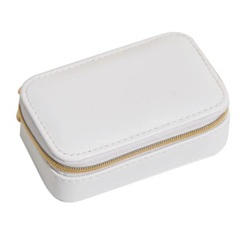 Small Jewelry Box,Portable Travel Jewelry Box Organizer Display Storage Case