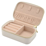 Portable Travel Jewelry Box Organizer Display Storage Case
