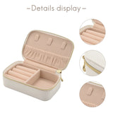 Portable Travel Jewelry Box Organizer Display Storage Case