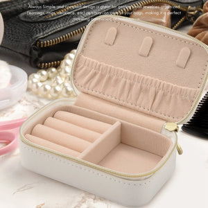 Portable Travel Jewelry Box Organizer - Rings and Earrings
