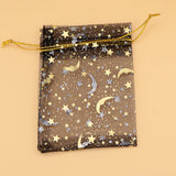 Star Moon Organza Jewelry Gift Bag 7*9cm Wedding Pouch