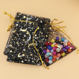 Star Moon Organza Jewelry Gift Bag 7*9cm Wedding Pouch
