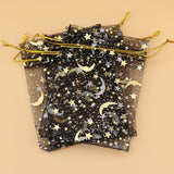 Star Moon Organza Jewelry Gift Bag 7*9cm Wedding Pouch