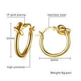 Small Hoop Earrings for Women Girls Stainless Steel Circle Jewelry