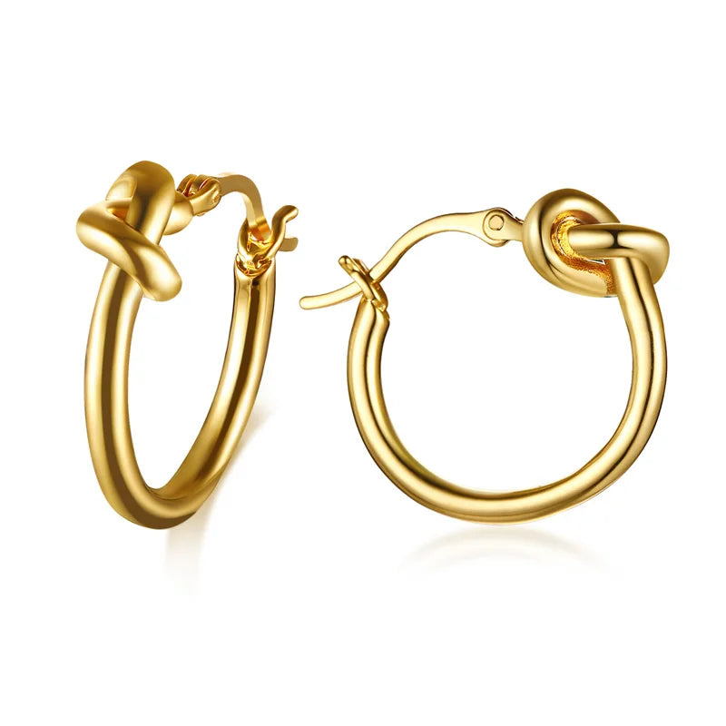 Small Hoop Earrings for Women Girls Stainless Steel Circle Jewelry