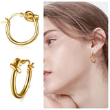 Small Hoop Earrings for Women Girls Stainless Steel Circle Jewelry
