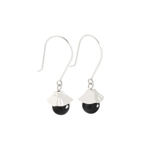 Geometric Wind Flower Agate Earrings 925 Sterling Silver Earrings