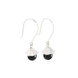 Geometric Wind Flower Agate Earrings 925 Sterling Silver Earrings
