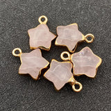 Natural Stone Pendants for DIY Jewelry Howlite Lapis Star