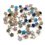 Natural Stone Pendants for DIY Jewelry Howlite Lapis Star