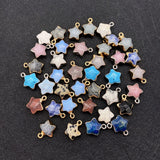 Natural Stone Pendants for DIY Jewelry Howlite Lapis Star