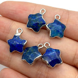 Natural Stone Pendants for DIY Jewelry Howlite Lapis Star