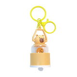 Cute Night Lamp Keychain Cartoon Bag Decorative Pendant Small Gift