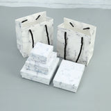 Small Paper Bag Cardboard Boxes for Jewelry Earrings Ring Necklace Packaging