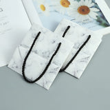 Small Paper Bag Cardboard Boxes for Jewelry Earrings Ring Necklace Packaging