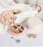 Portable Jewelry Packaging Case Necklace Ring Earrings Organizer Box