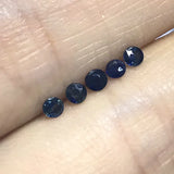 2.5mm Round Cut Natural Sapphire Loose Gemstone from Largest Mine