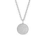 Small Round Rose Necklace Pendant Women Jewelry Girl