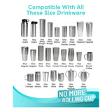 Silicone Cup Cradle with Slot for Crafting Tumblers, 2 Angle Supports