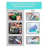 Silicone Tumbler Cradle with Slot for Crafting Tumblers