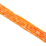 Small Coral Loose Beads Strand 3mmx2mm DIY Jewelry Necklace Bracelets Earrings