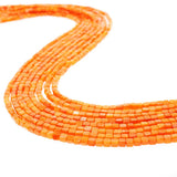 Small Coral Loose Beads Strand 3mmx2mm DIY Jewelry Necklace Bracelets Earrings