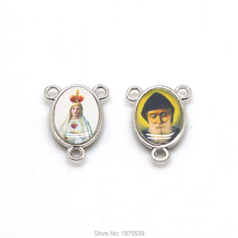 Small Size Charbel and Fatima Rosary Centerpieces
