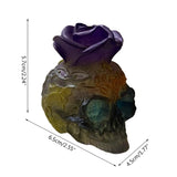 Small Flower Skull Silicone Mold for DIY Decoration