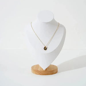 Small Wooden Jewelry Showcase Stand Necklace Display Frame