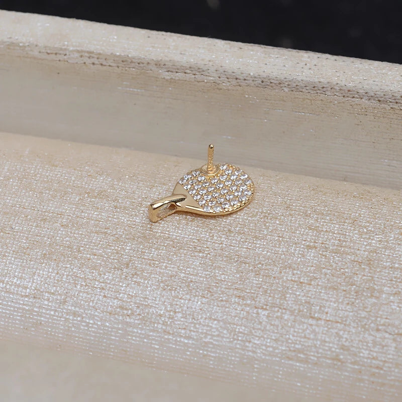 Small Size AU750 18K Pendant Mountings for Pearls Beads Stones