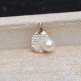 Small Size AU750 18K Pendant Mountings for Pearls Beads Stones