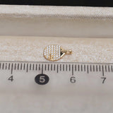 Small Size AU750 18K Pendant Mountings for Pearls Beads Stones