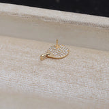 Small Size AU750 18K Pendant Mountings for Pearls Beads Stones