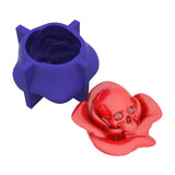 Rose Flower Skull Silicone Mold for DIY Decoration Soap Candle Resin Clay