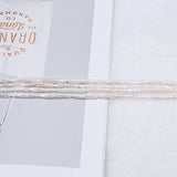 Biwa Pearl Strand Straight Drilled Toothpick Shape Small Size