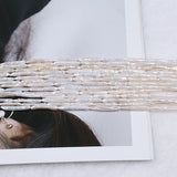 Biwa Pearl Strand Straight Drilled Toothpick Shape Small Size