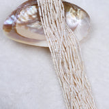 Biwa Pearl Strand Straight Drilled Toothpick Shape Small Size